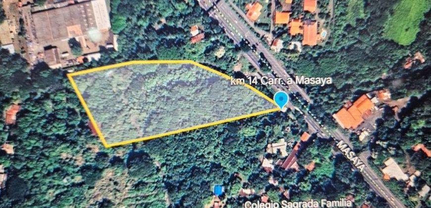 Se Vende Terreno Comercial Km 13.9 Carretera Masaya